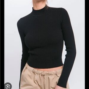 Garage Mock Neck Long Sleeve